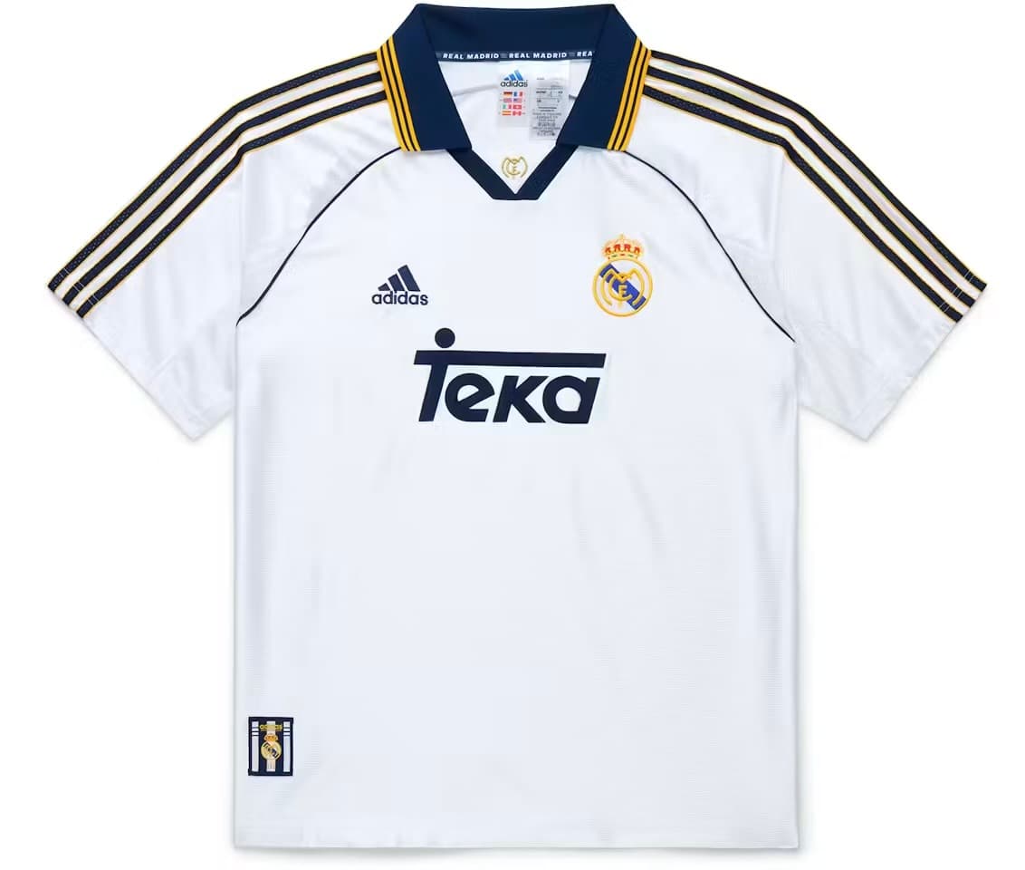 Real Madrid 99/00 Home Jersey