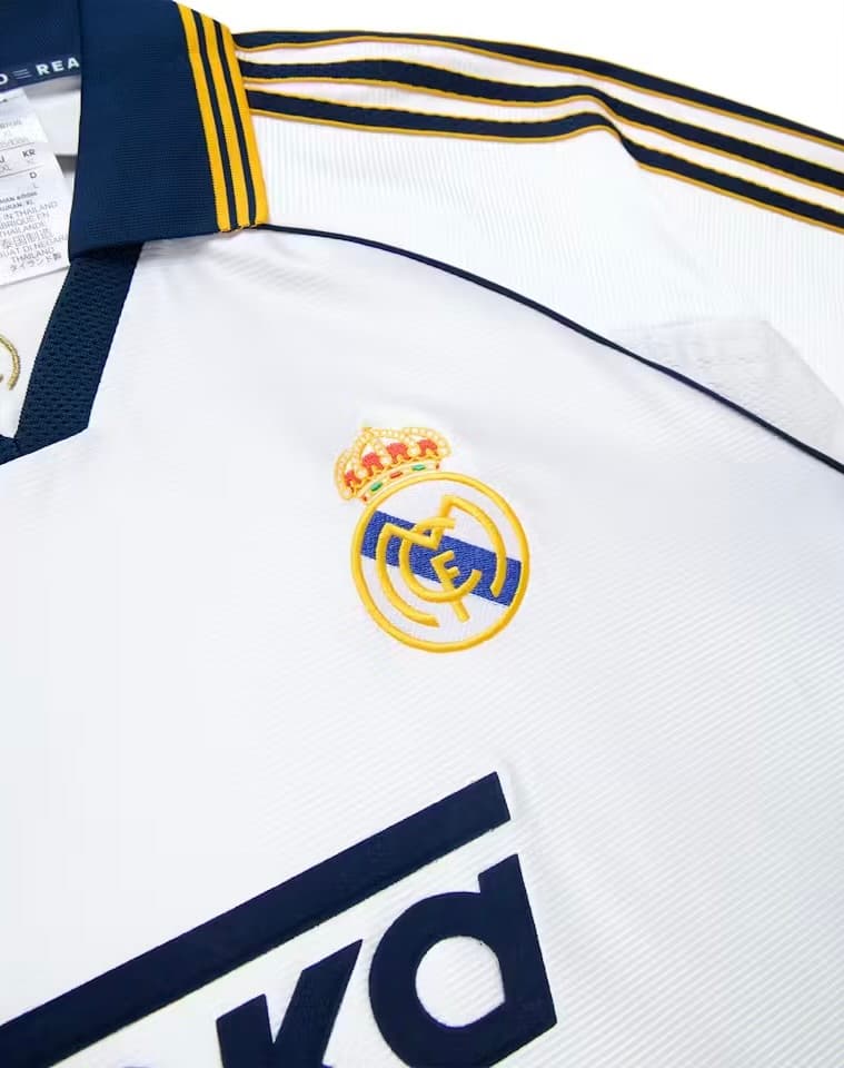 Real Madrid 99/00 Home Jersey