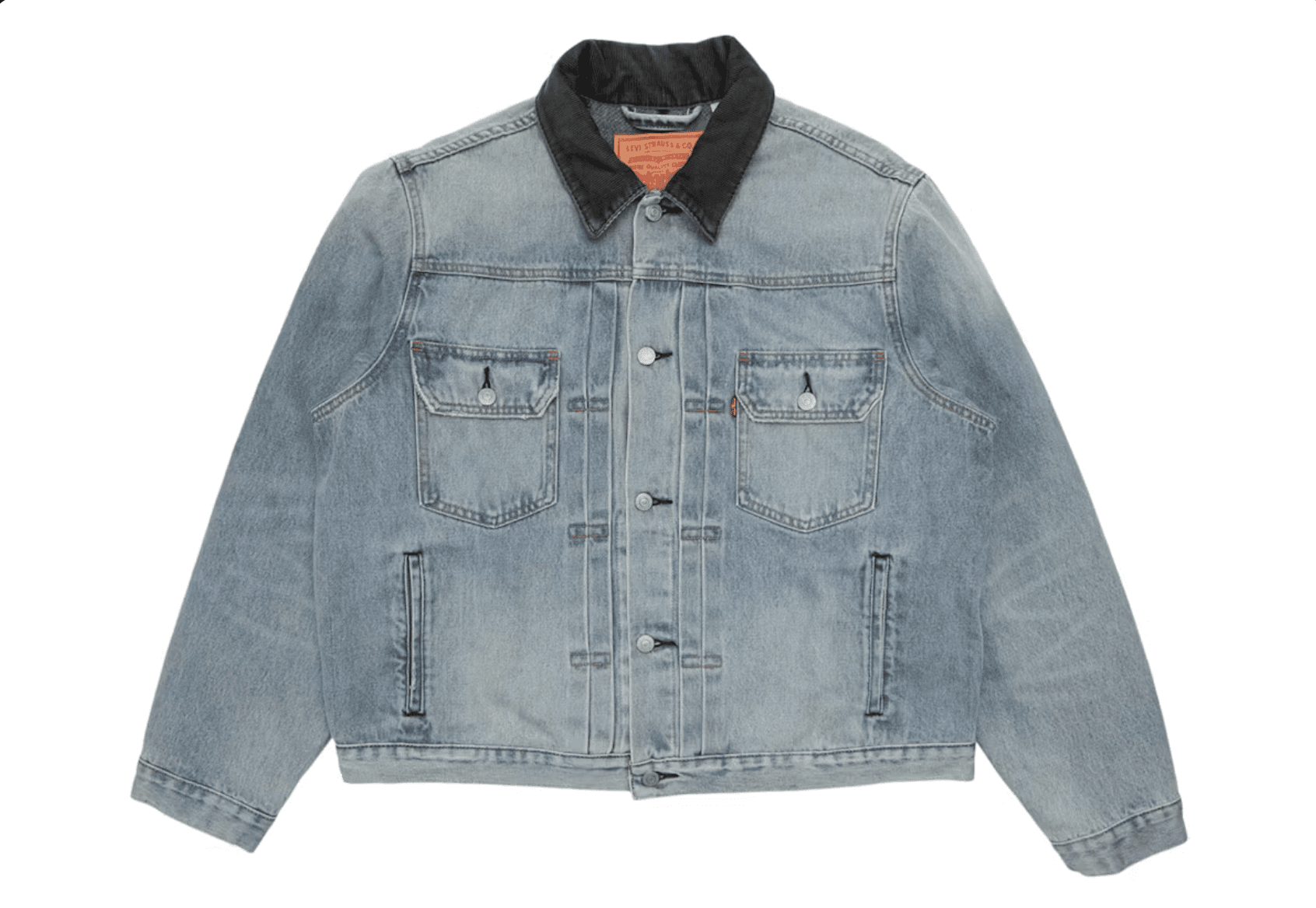 Stussy x Levi's Embossed Praglad Trucker Jacket
