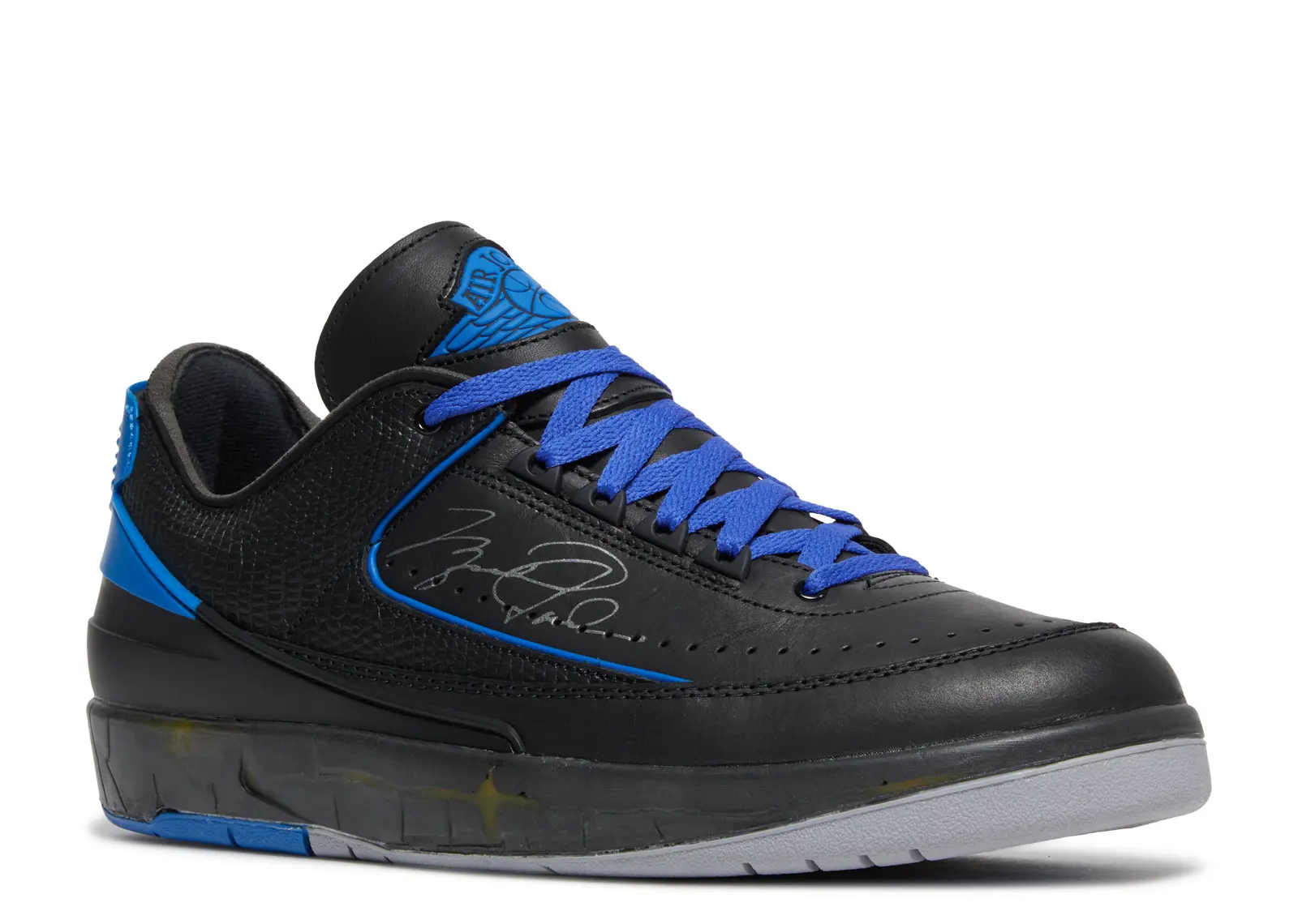OFF-WHITE X JORDAN 2 RETRO LOW SP 'BLACK VARSITY ROYAL